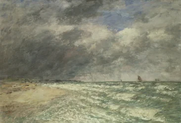 Temps venteux sur la mer, Deauville
